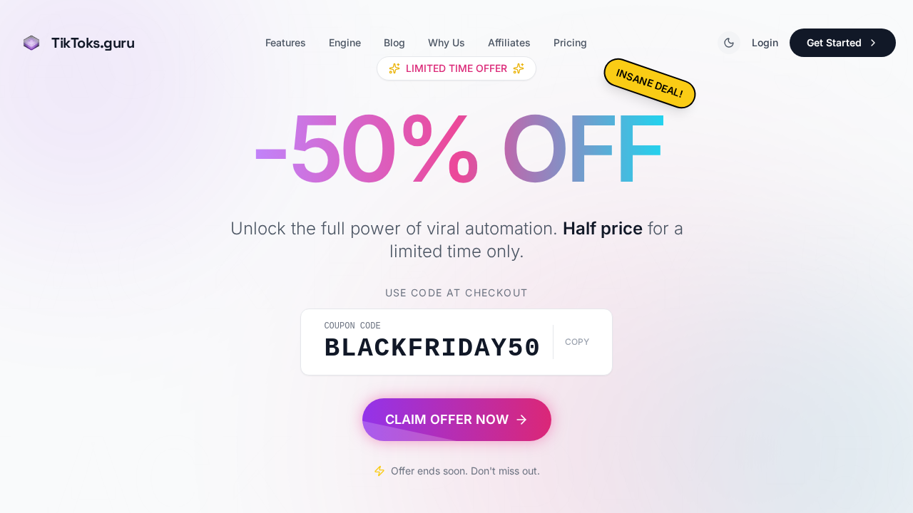 TikToks.guru screenshot