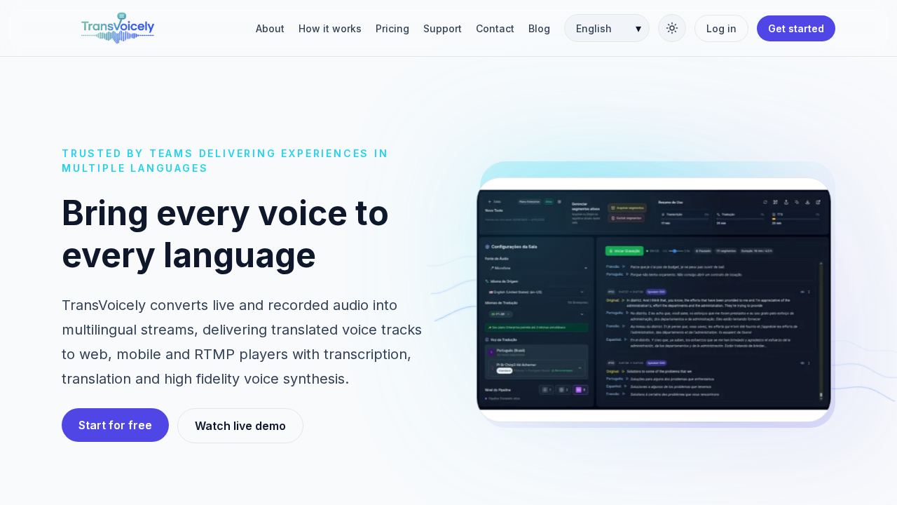 TransVoicely screenshot