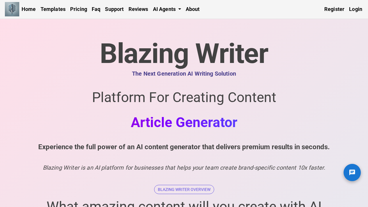 Blazing Writer screenshot