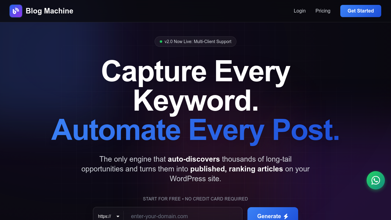 Blog Machine by SEO Content Automation screenshot