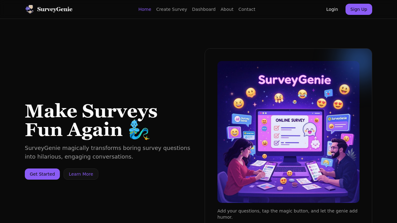 SurveyGenie screenshot