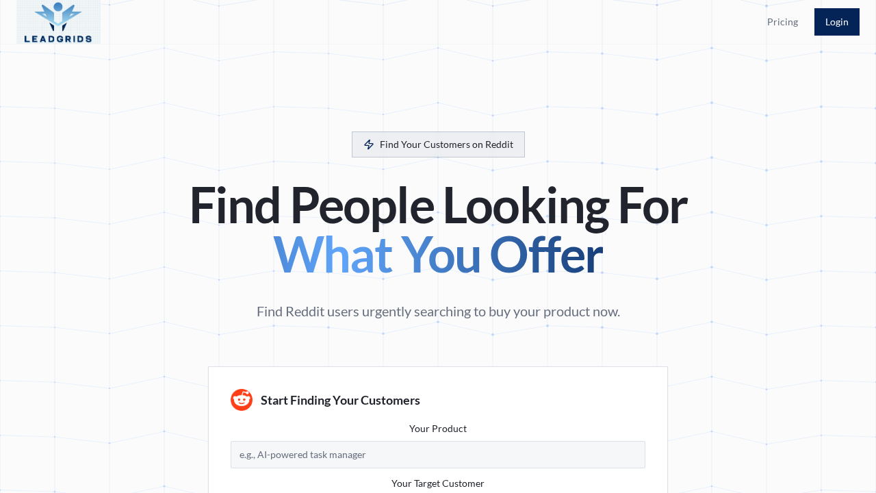 LeadGrids screenshot
