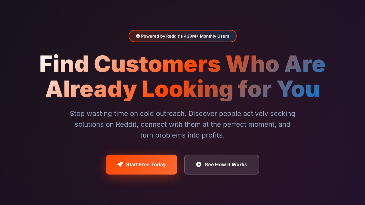 Reddit Client Finder screenshot