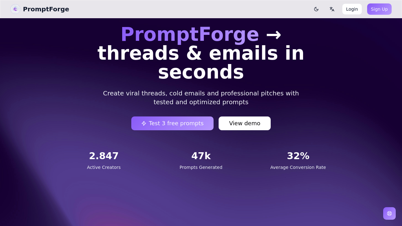 Prompt Forge screenshot