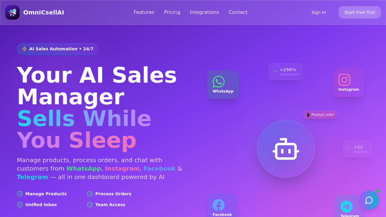 OmniCsellAI screenshot