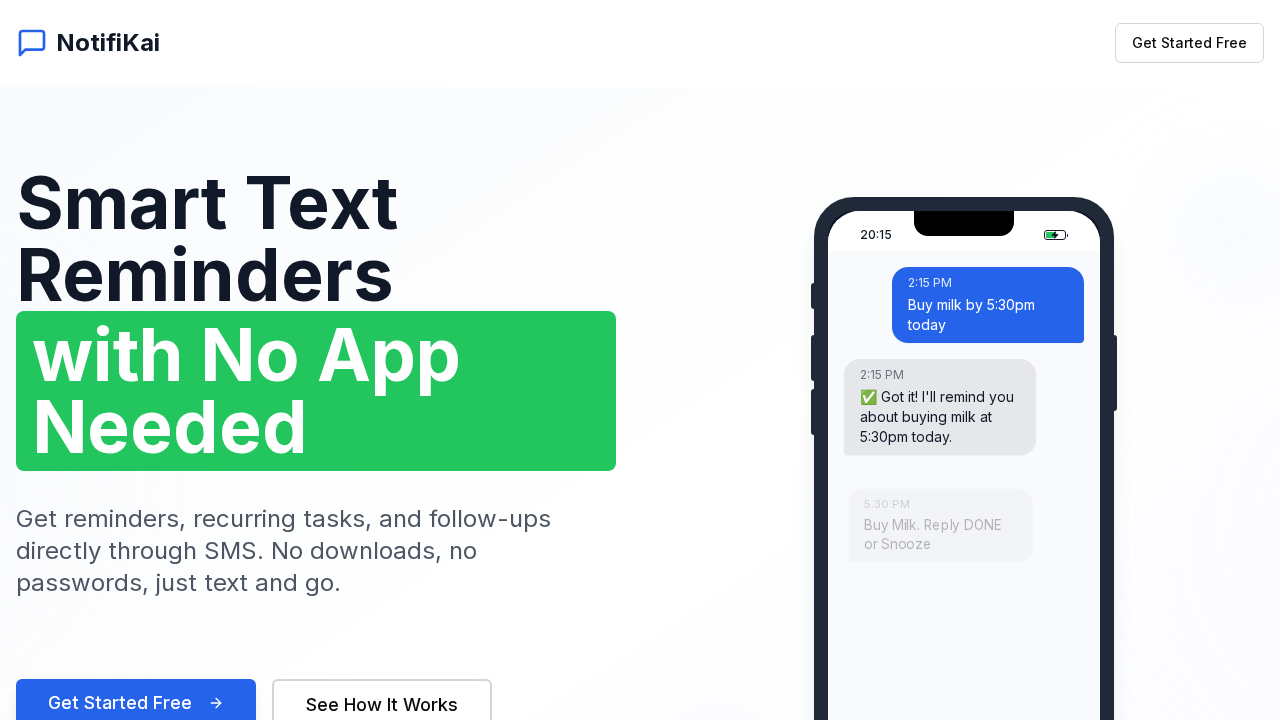 NotifiKai screenshot