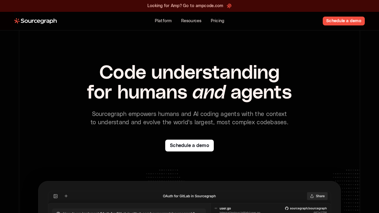 Sourcegraph screenshot
