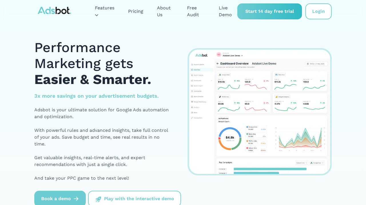 Adsbot.co screenshot