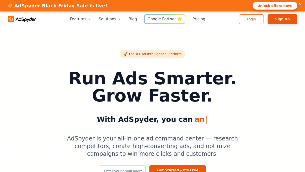AdSpyder.io screenshot