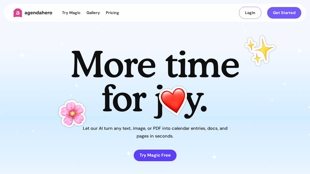 Agenda Hero screenshot