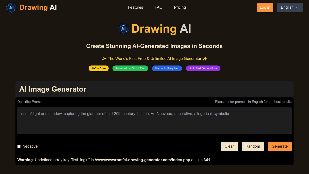 AI Drawing Generator screenshot