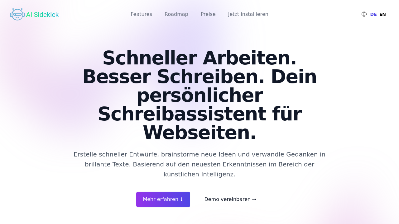 AI Sidekick screenshot
