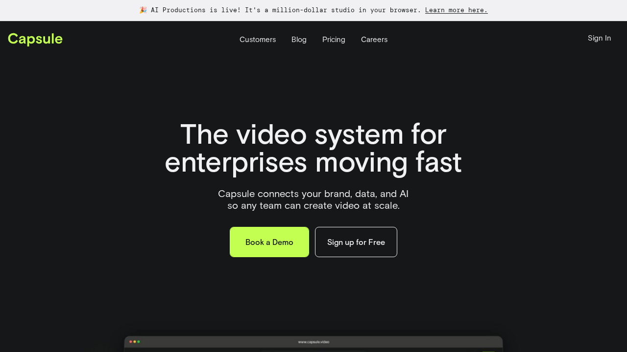 capsule.video screenshot