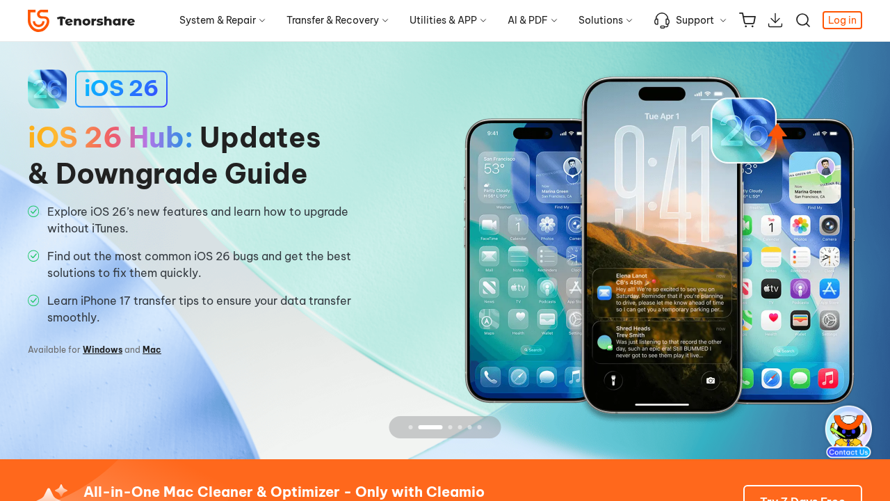 Tenorshare screenshot