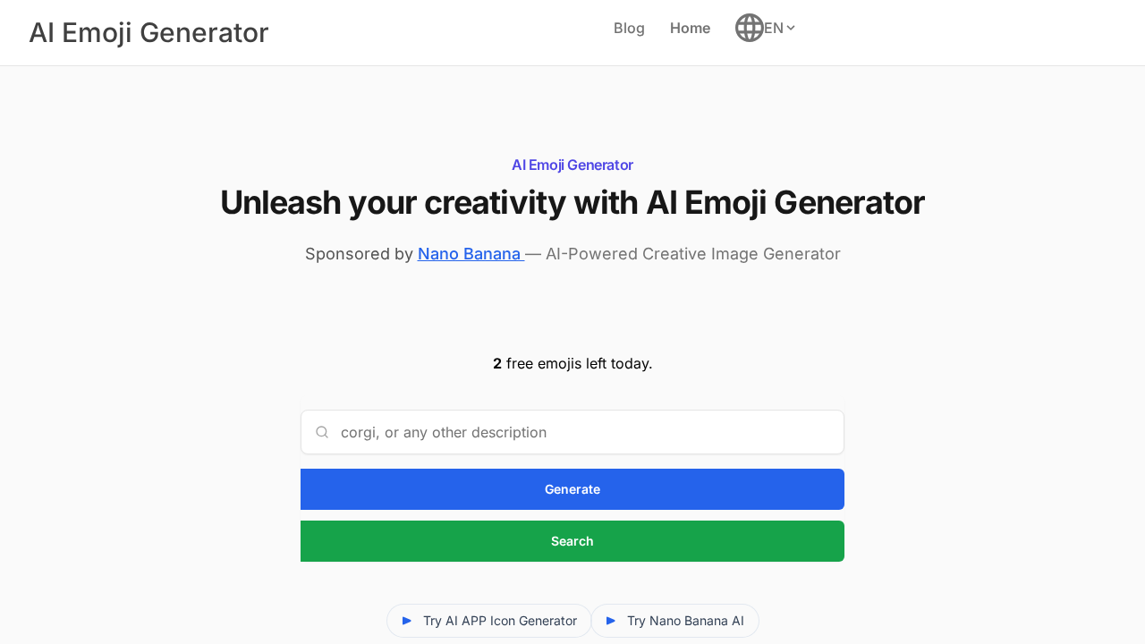 AI Emoji Generator screenshot