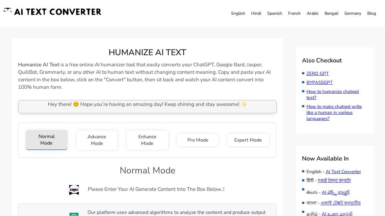 aitextconverter.com screenshot