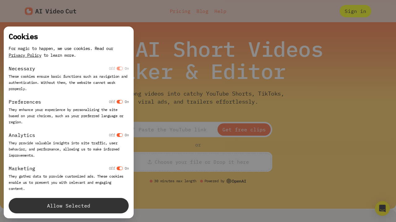 AI Video Cut screenshot