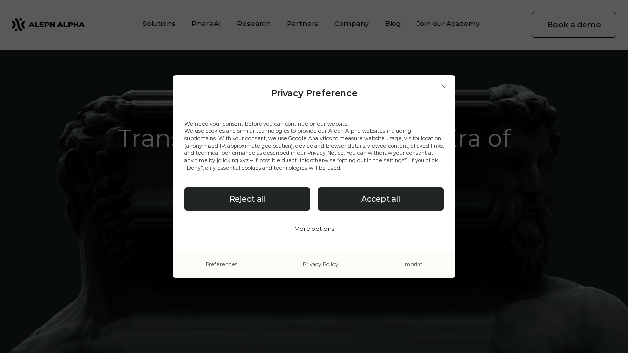 Aleph Alpha screenshot