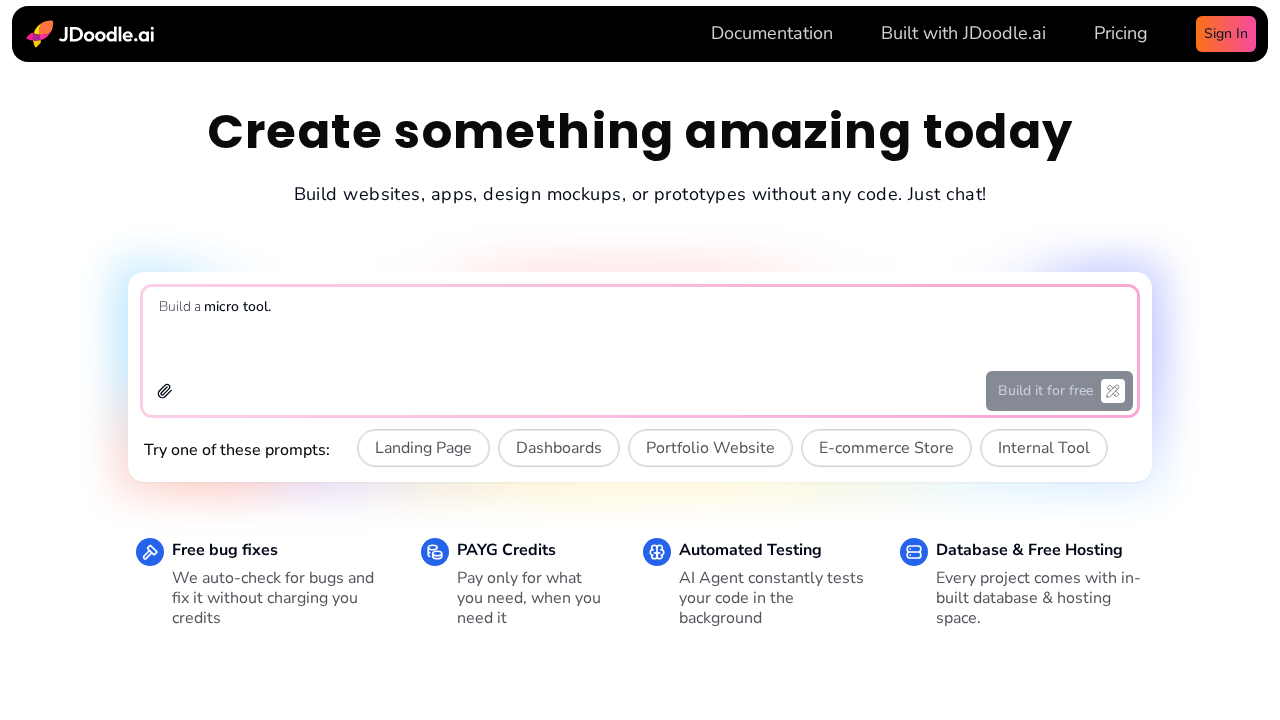 JDoodle.ai screenshot