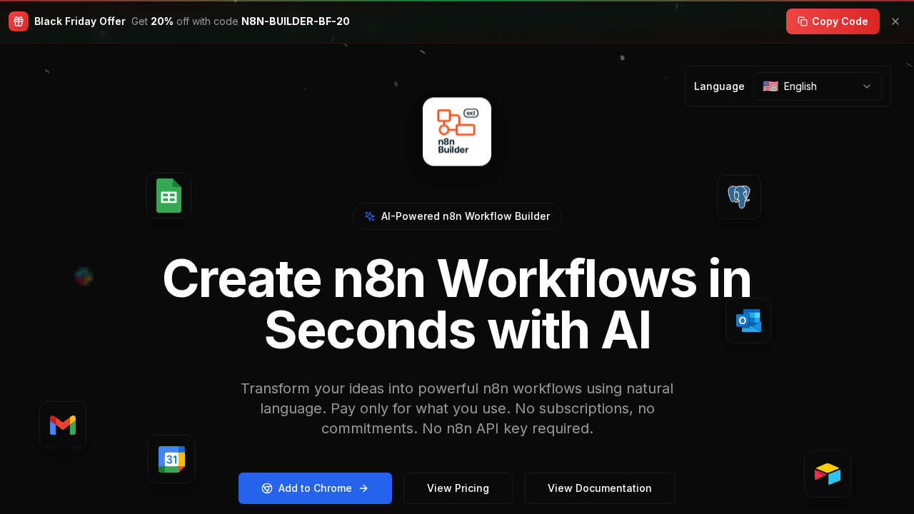 n8n Builder – AI-Powered Assistant screenshot