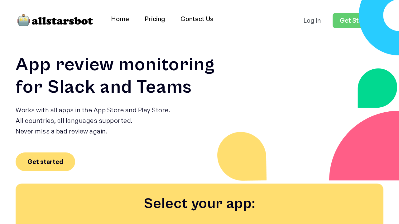 AllStarsBot screenshot