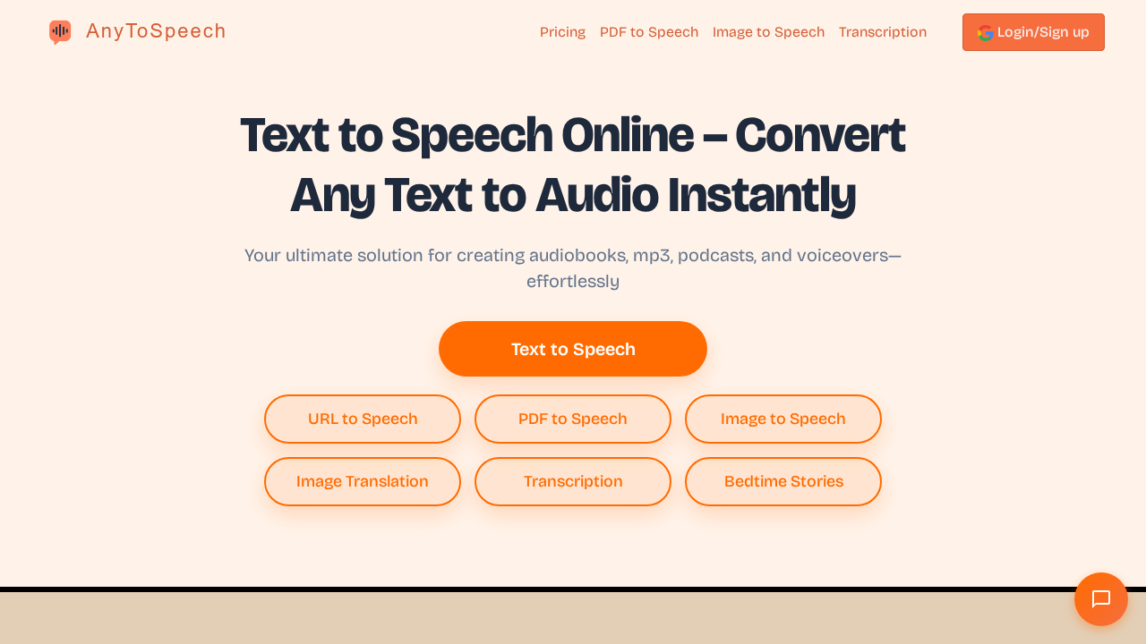 AnyToSpeech screenshot