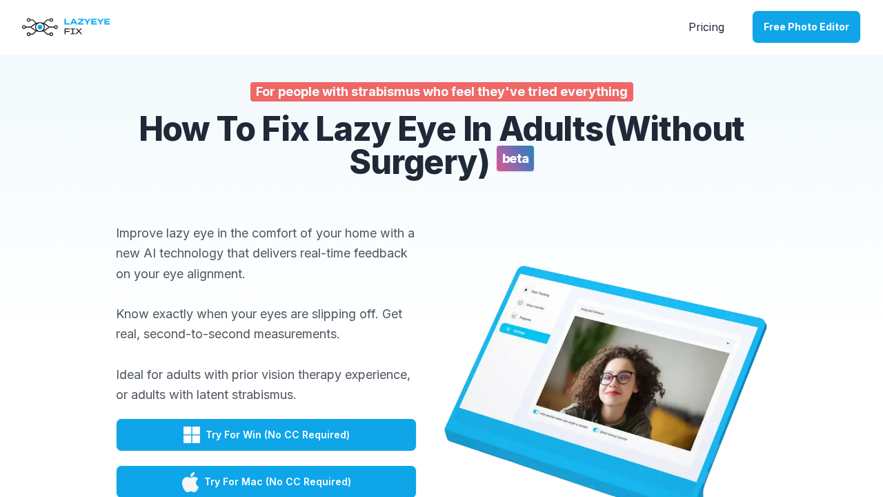 Lazyeyefix screenshot