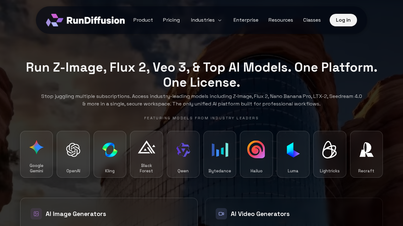 RunDiffusion screenshot