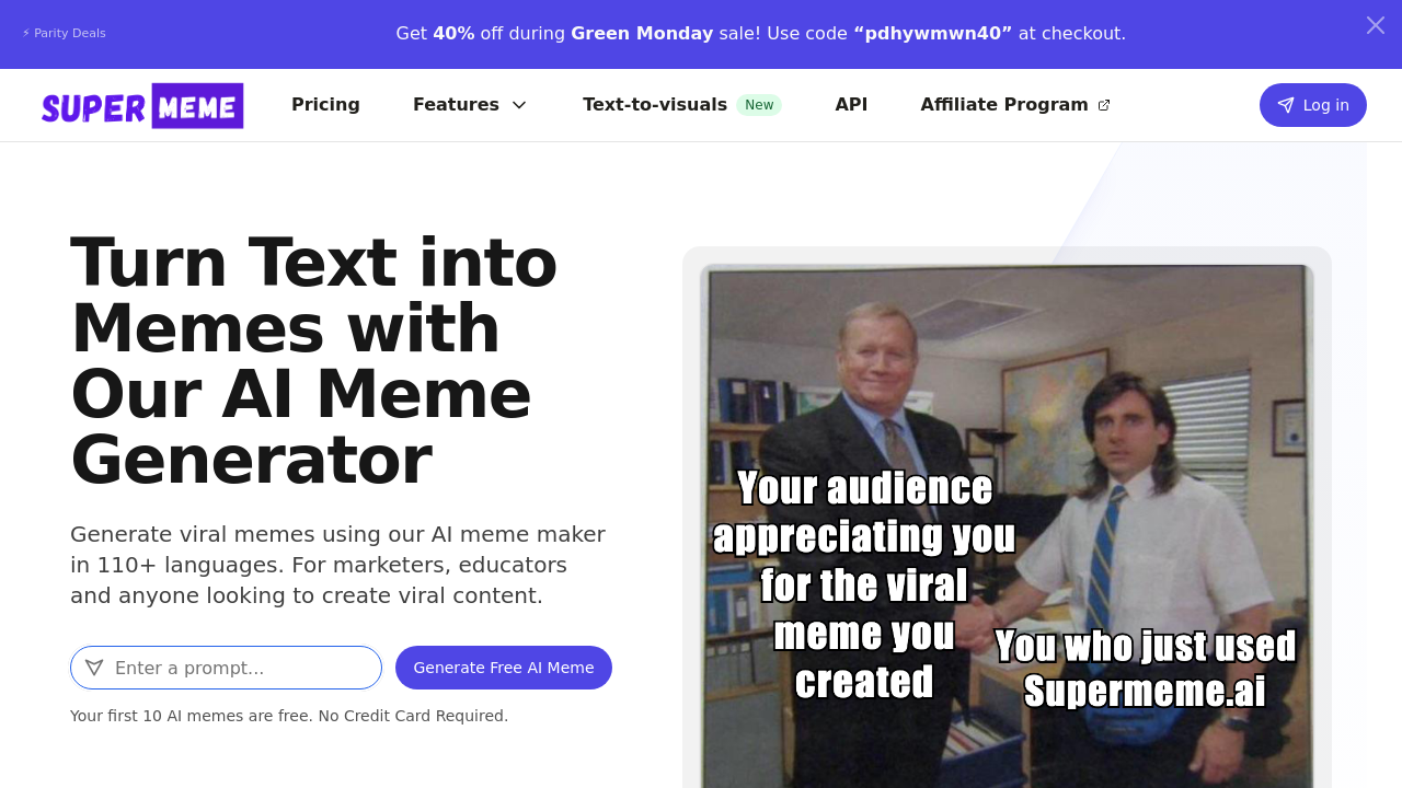 Supermeme.ai screenshot