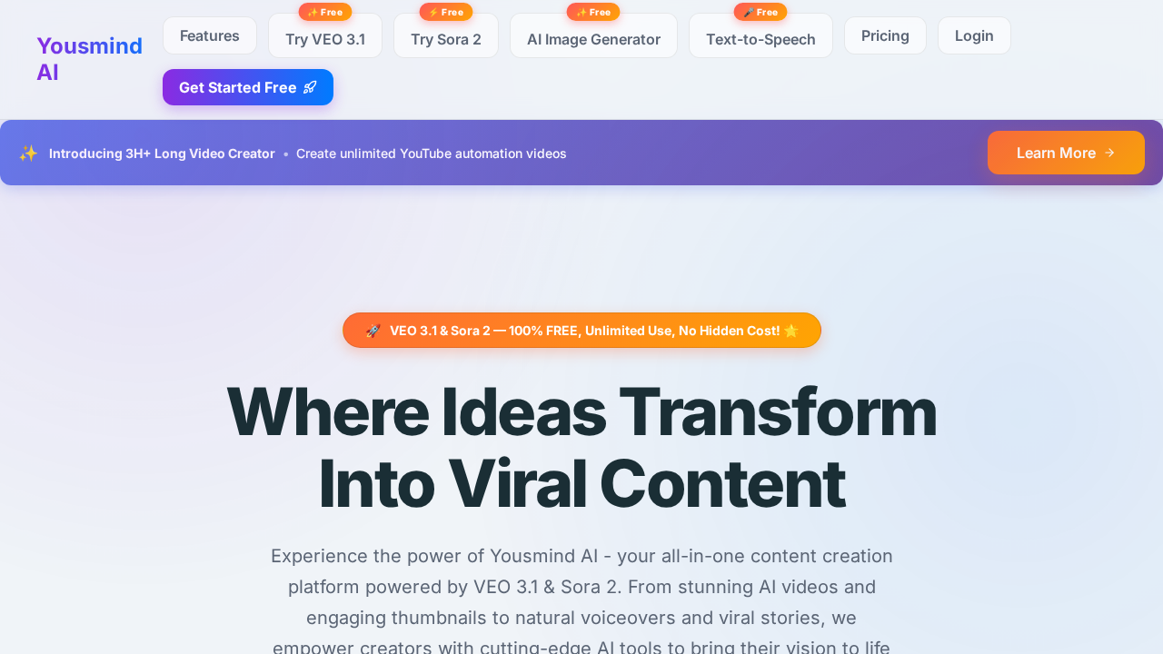 Yousmind AI screenshot