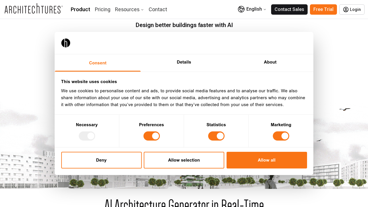 Architechtures screenshot
