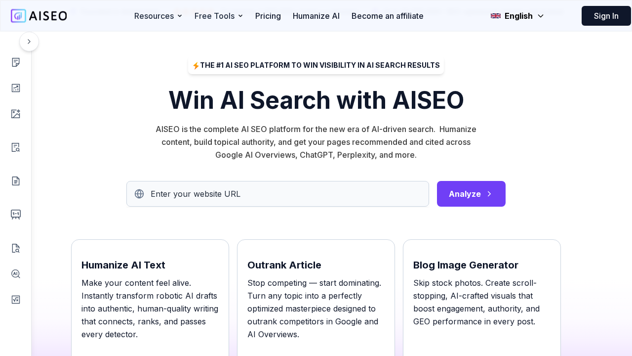 aiseo.ai screenshot