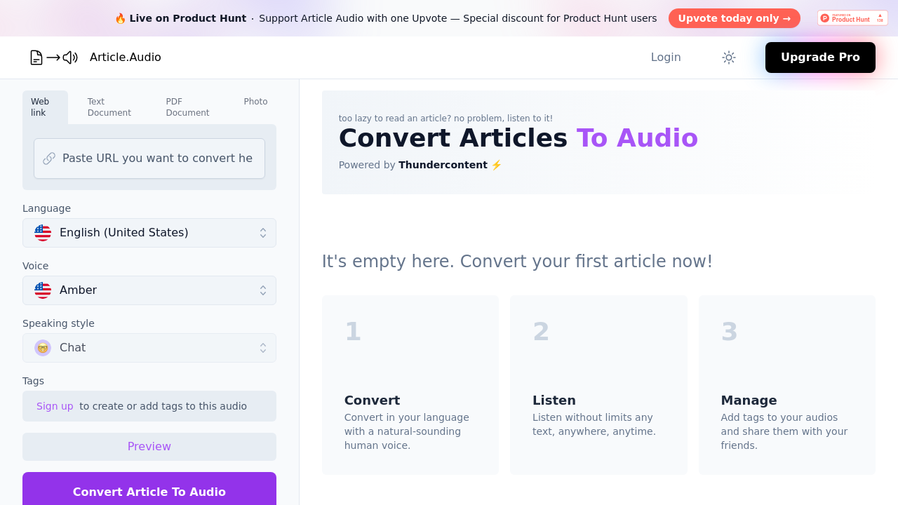 article.audio screenshot