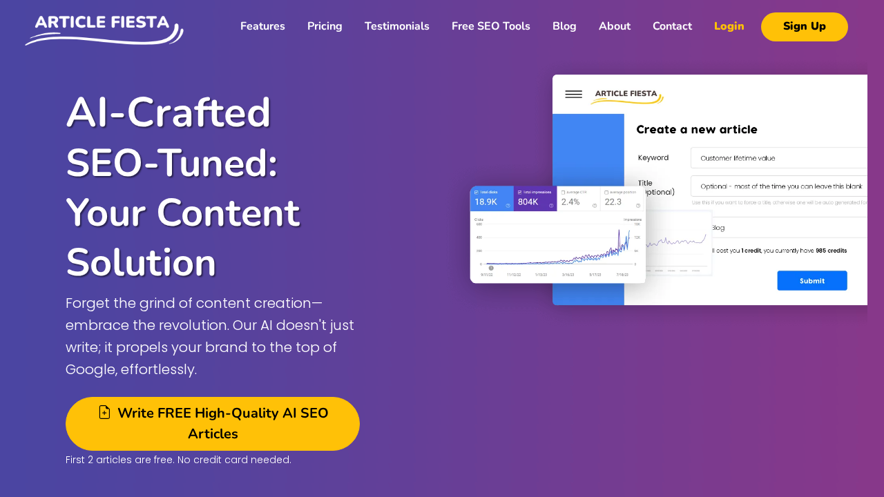 Article Fiesta screenshot