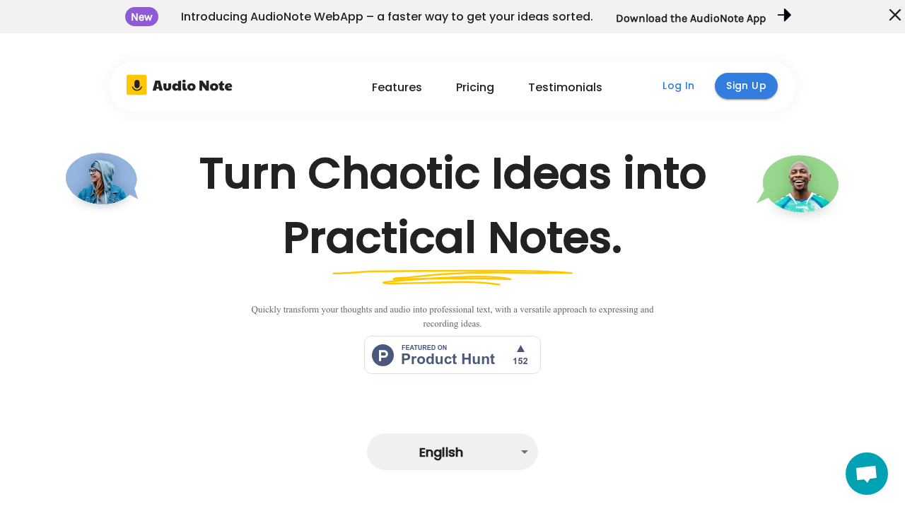 AudioNote screenshot