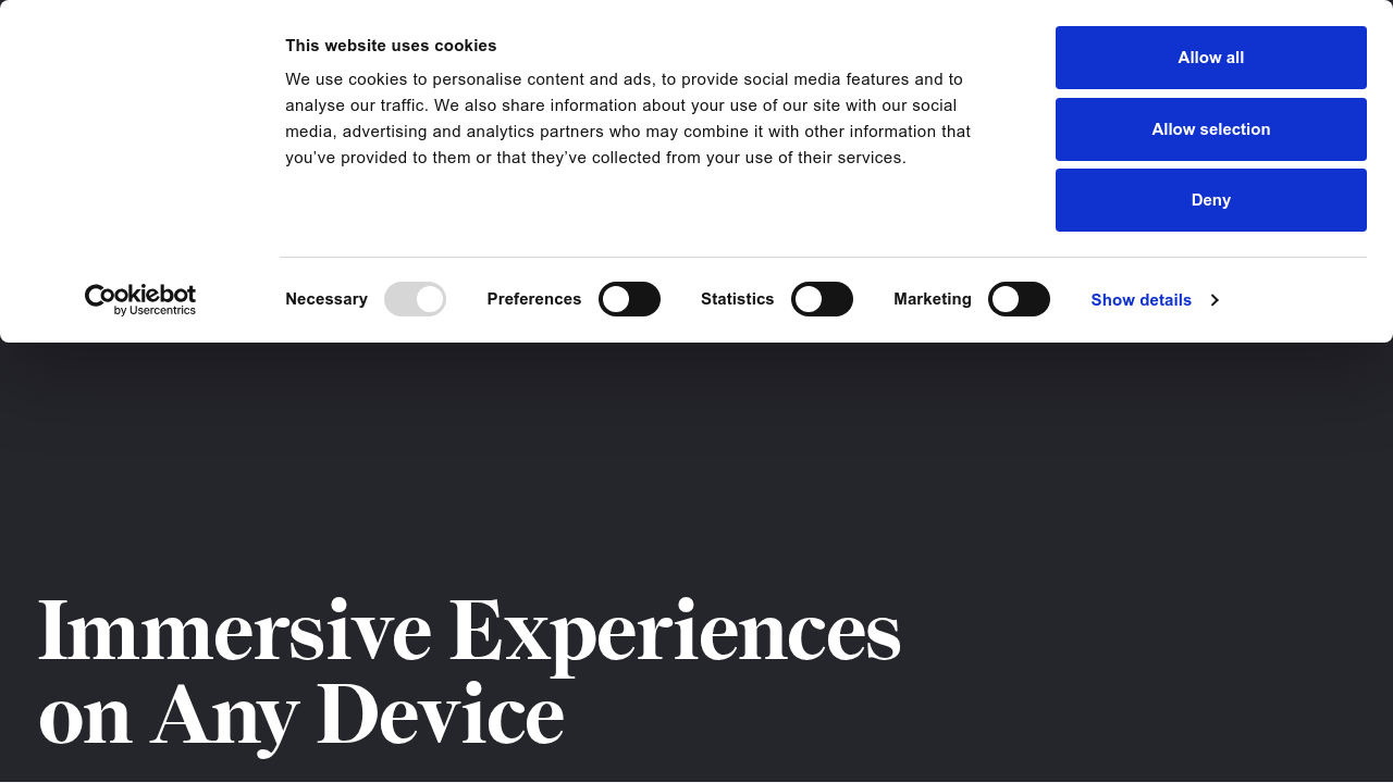 Immersity screenshot