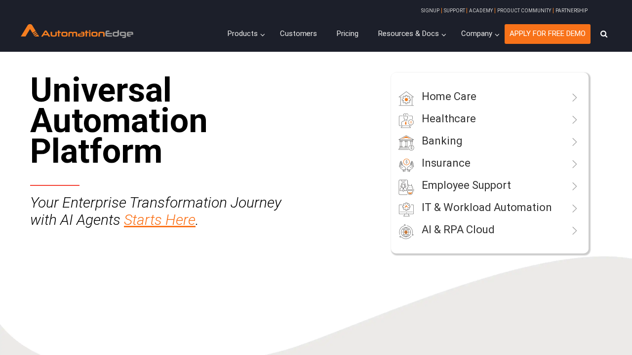 AutomationEdge screenshot