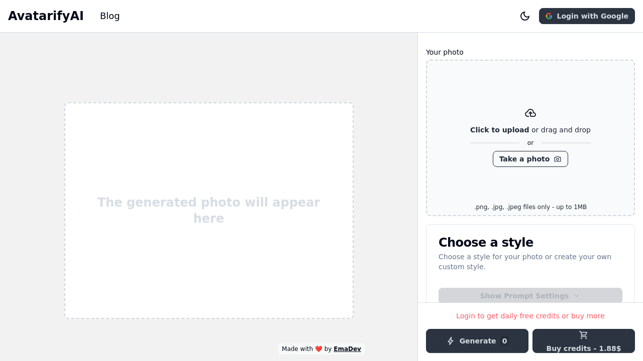 AvatarifyAI screenshot