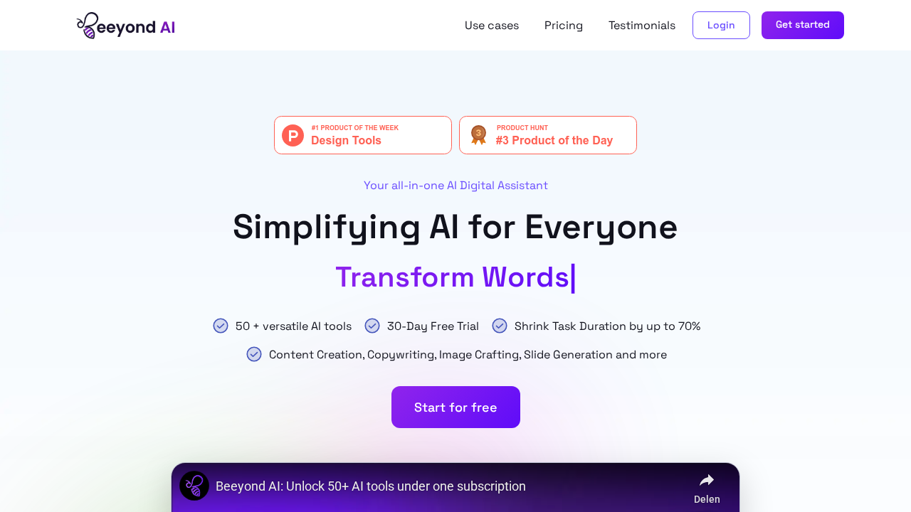 Beeyond AI screenshot