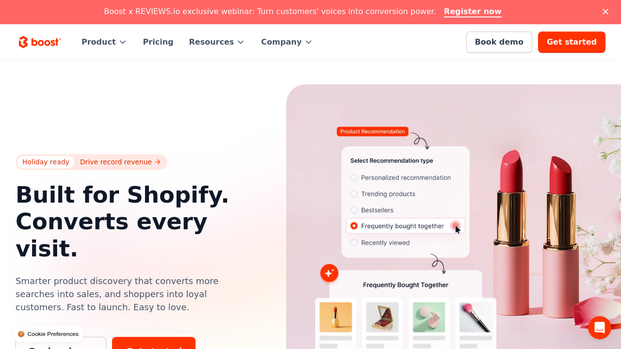 BoostCommerce screenshot