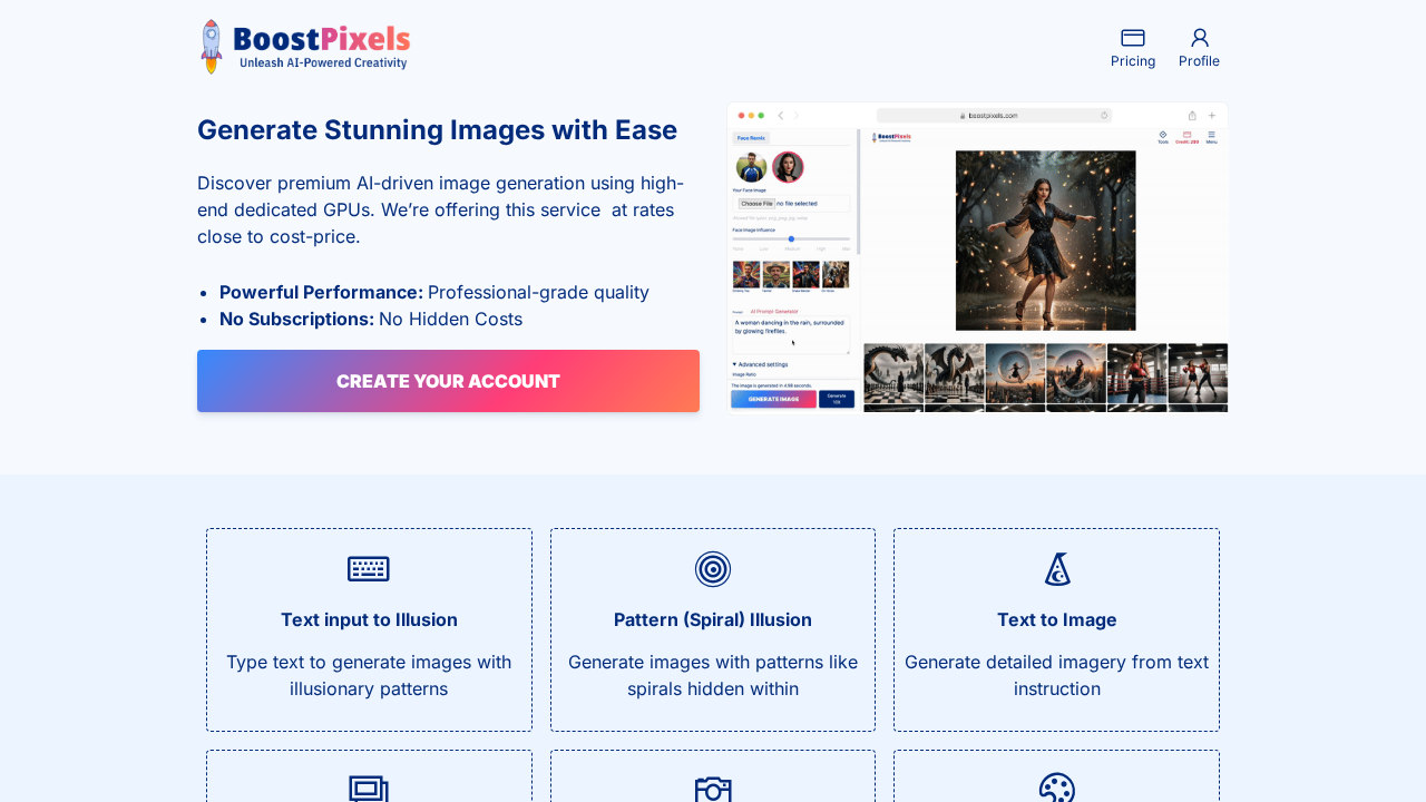 BoostPixels screenshot