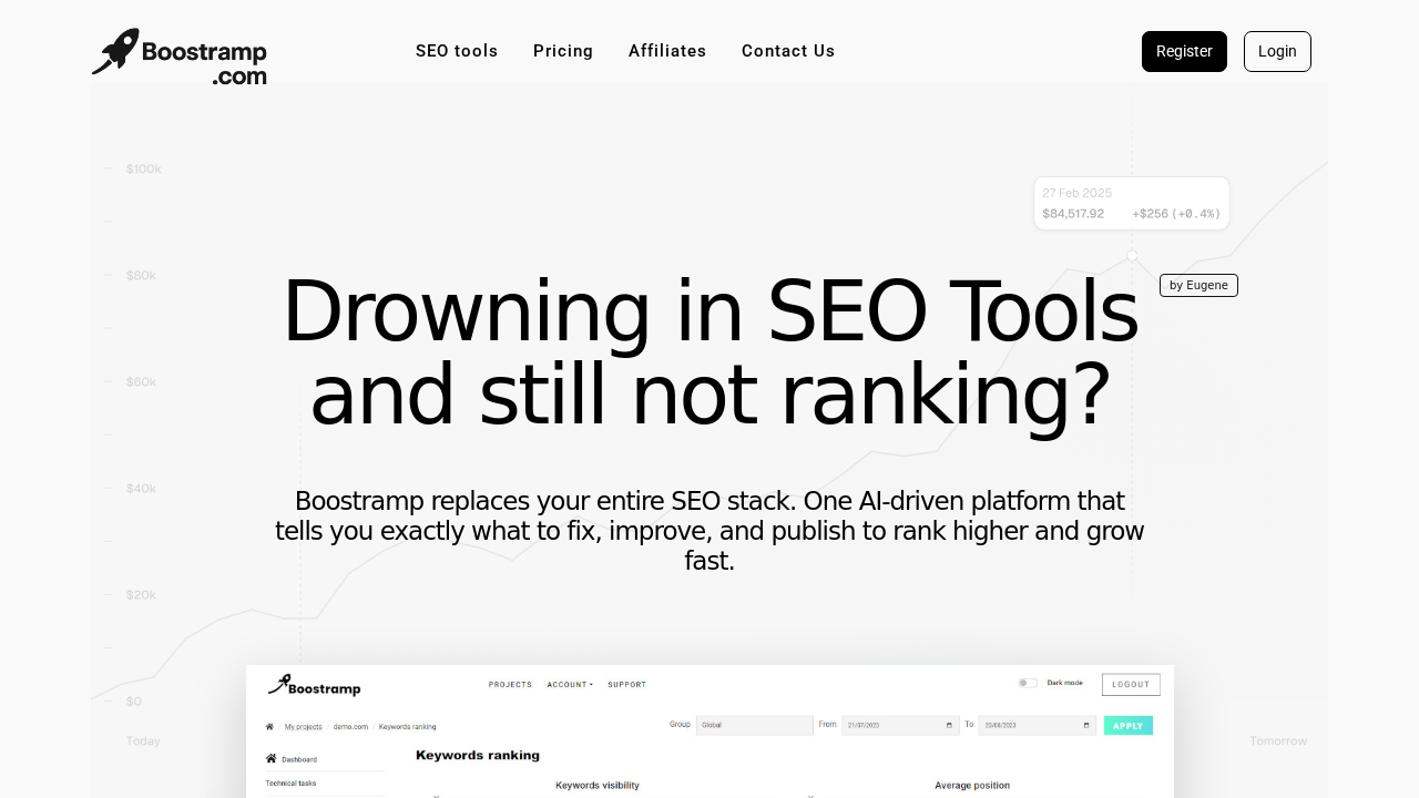 Boostramp screenshot