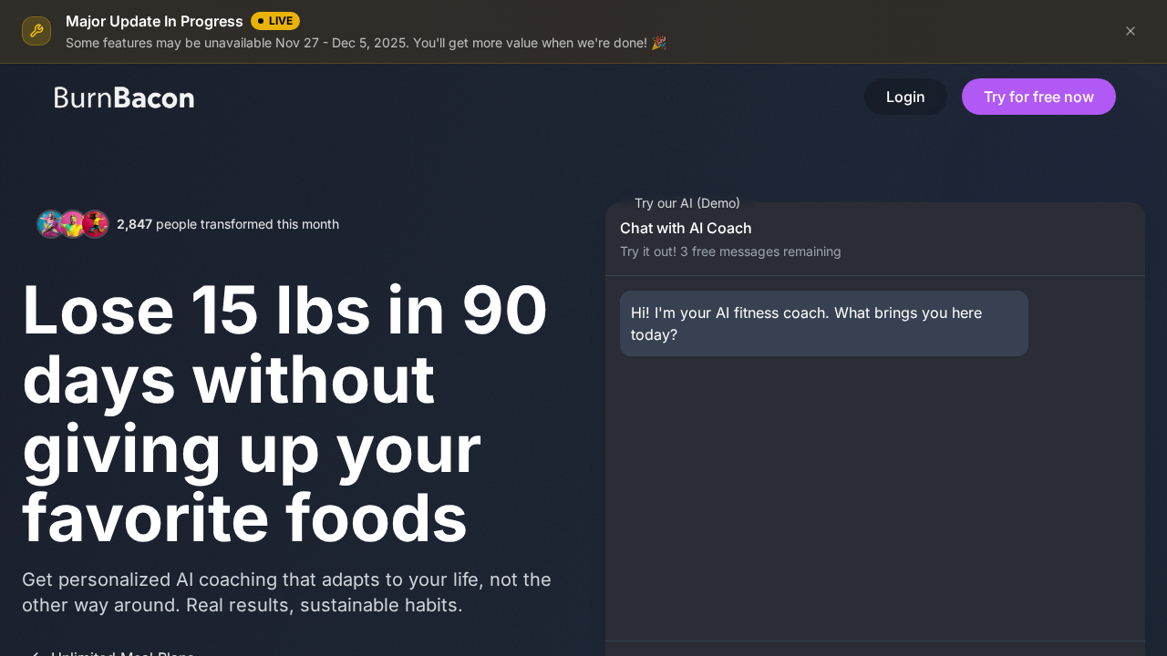 BurnBacon screenshot