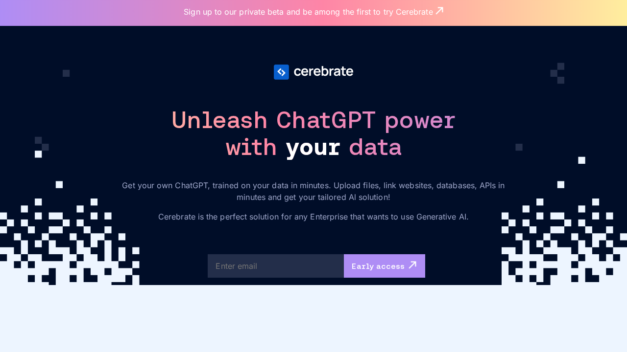 Cerebrate.ai screenshot