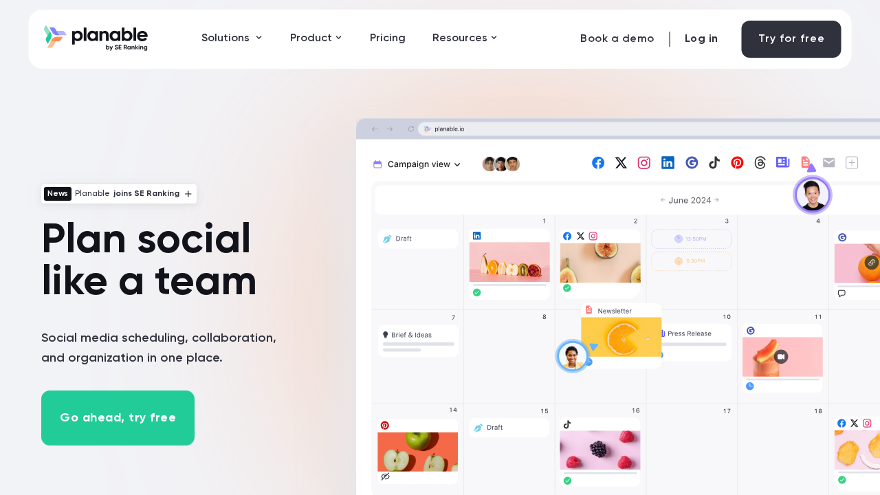 Planable.io screenshot