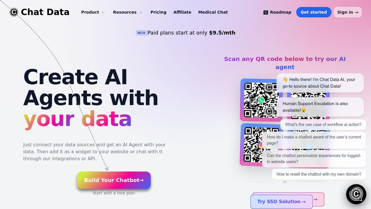 Chat Data screenshot