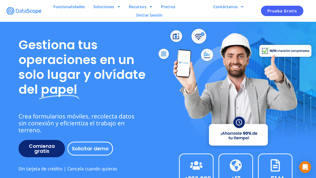DataScope.io screenshot