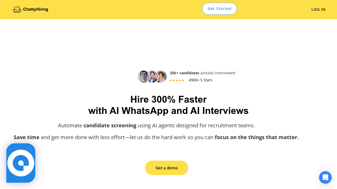 ChattyHiring screenshot