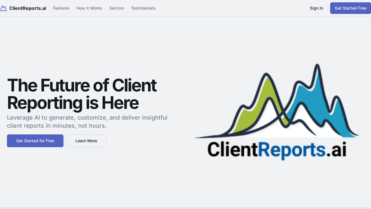 ClientReports.ai screenshot
