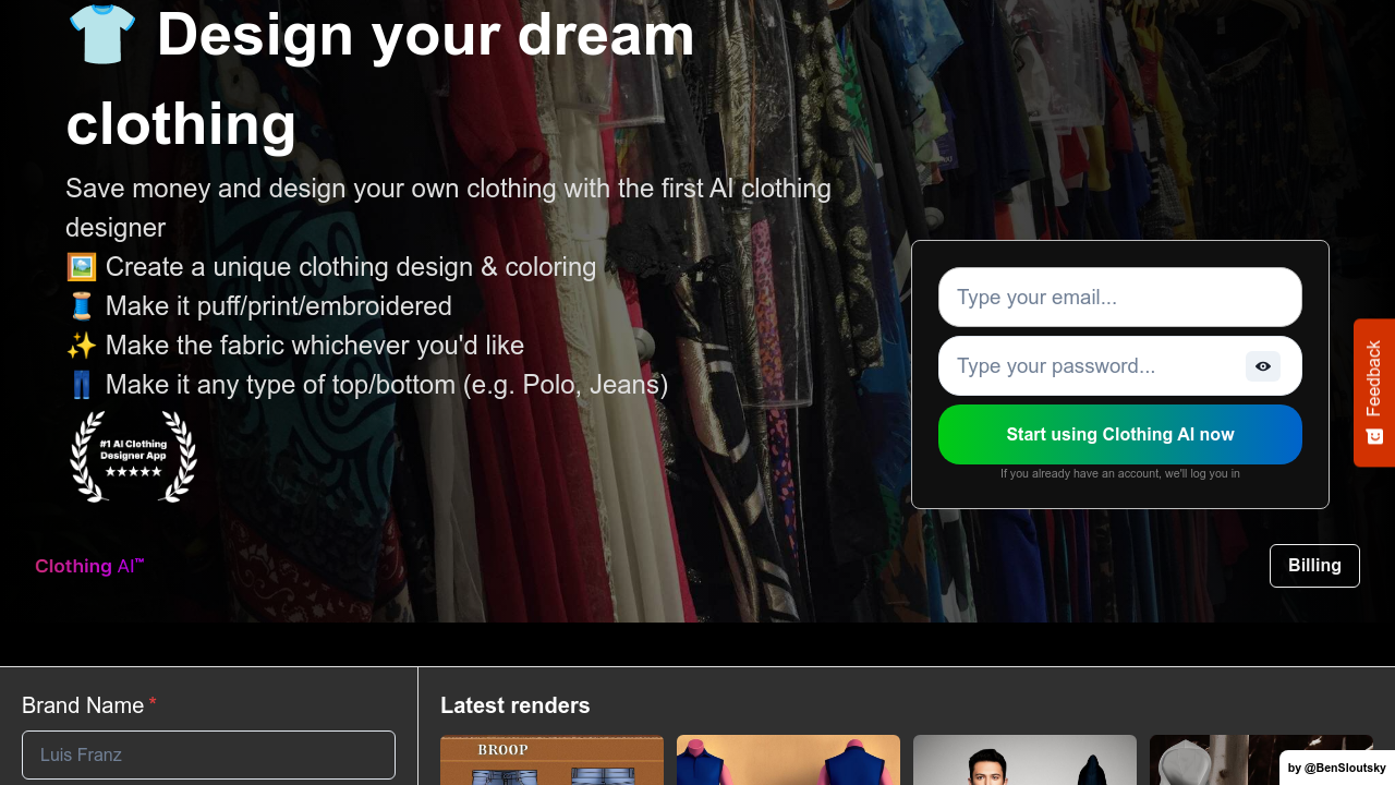 ClothingAI screenshot
